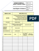 Formato Asistencia