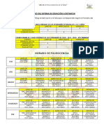 Horario Clases Virtuales