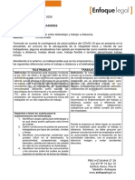 OPINION LEGAL TRABAJO A DISTANCIA Vs TELETRABAJO