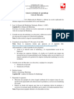 Lista de Actividades de Aprendizaje PDF