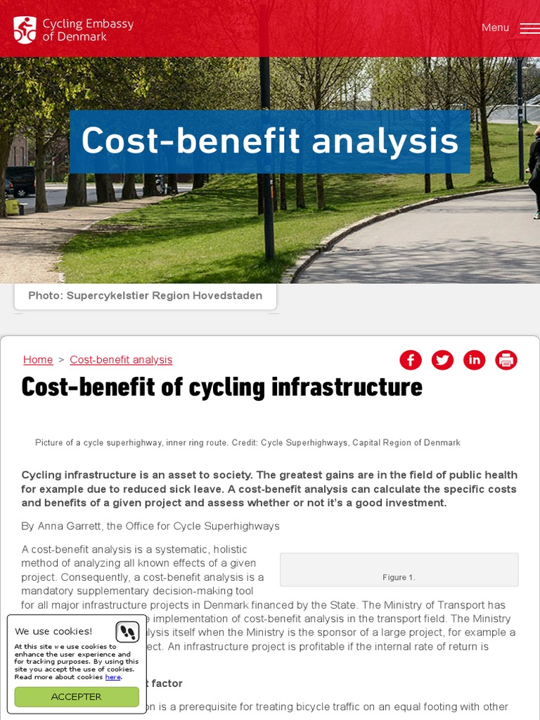 Cycling Infrastructure Is An Economic Asset For Society As A Whole