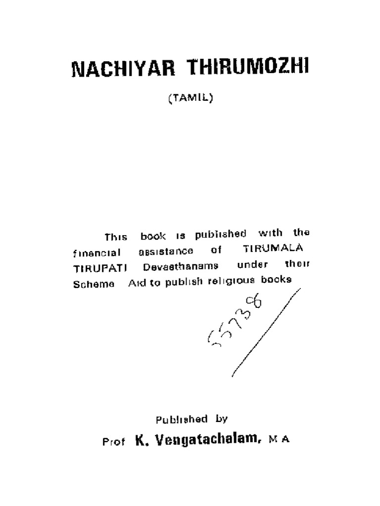 Naachiyar Tirumozhi PDF | PDF