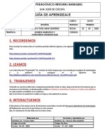 Guia de Aprendizaje 6° 23 Al 27 Marzo