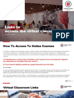 Virtual Classroom Links - Adobe Connect