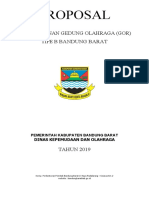 PEMBANGUNAN GEDUNG OLAHRAGA (GOR) TIPE B BANDUNG BARAT 2019 Revisi