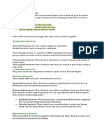 Characteristics of Bacteria