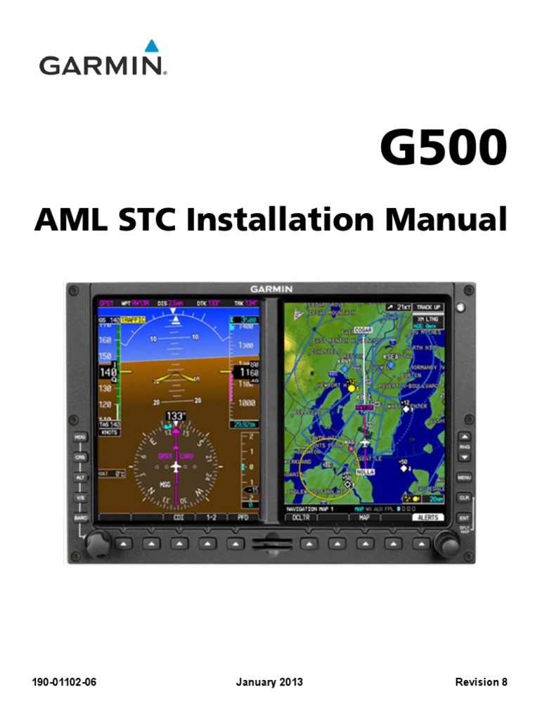 G500 Installation Manual 190-01102-06 - 08 PDF | PDF | Aviation | Aircraft