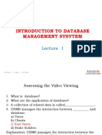 DBMS Intro Covers Key Concepts