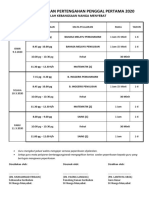 Jadual Exam Ar1 2020