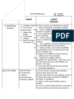 Jsa For Scaffolding