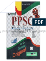 PPSC Solved Past Papers by Advanced Publisher PDF