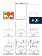 Draw A Cartoon Fox PDF