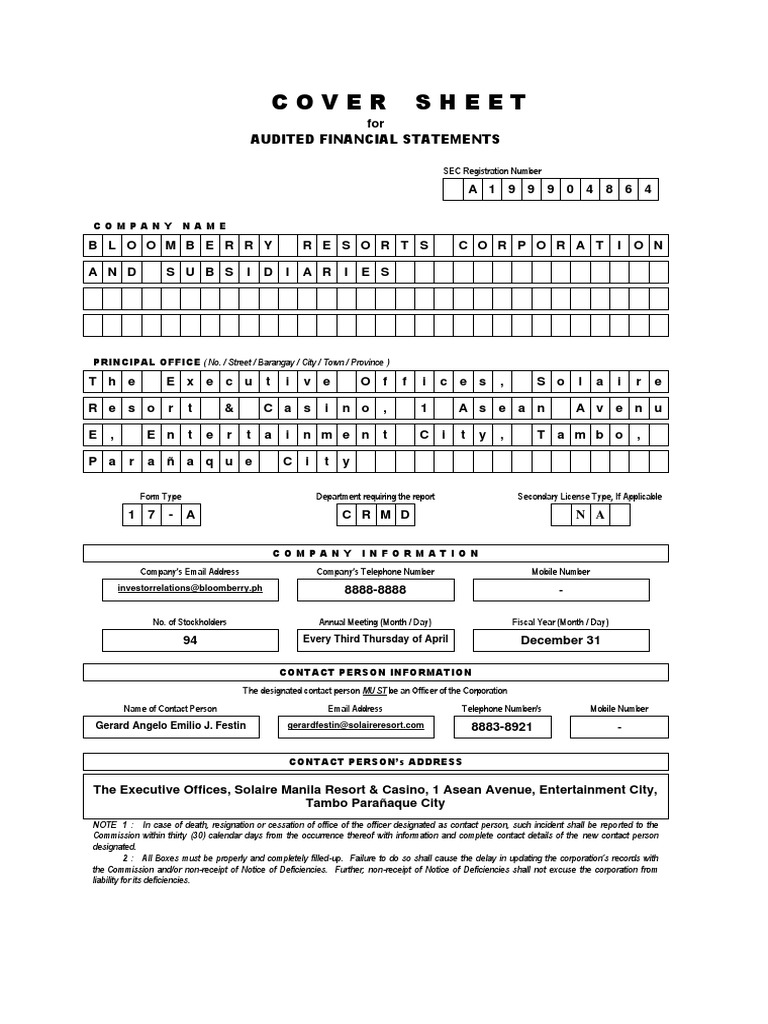 BRCS 2019 SEC Form 17A PDF PDF Securities (Finance) Stocks
