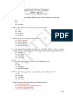 Reinforced Soil Strength Analysis