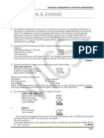 Test - FM Cost of Capital & Leverage