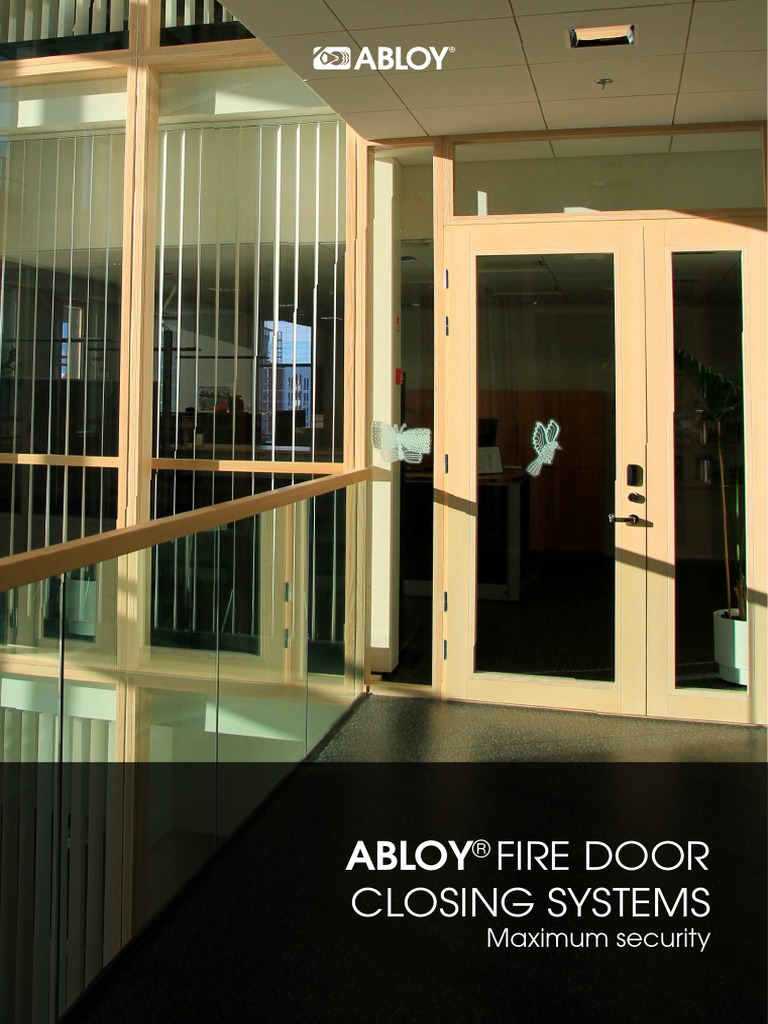 ABLOY Fire Door Closing Systems 2018 PDF Door Components