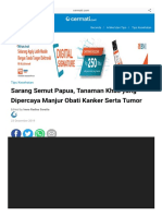 Sarang Semut Papua, Tanaman Khas Yang Dipercaya Ma PDF