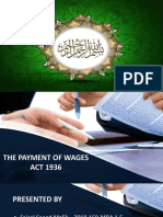 Payment of wages
