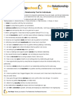 Relationship Test Individual PDF