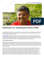Balaji Ramachandran | SoftClouds LLC | Predicting the Future of CRM