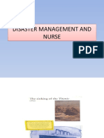 Disaster Management and Nurse