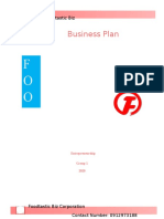 Business Plan of Foodtastic Corp