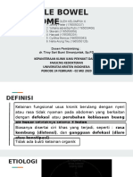 Irritable Bowel Syndrome (Ibs)