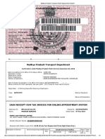 Madhya Pradesh Transport Online Appointment System