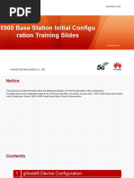 5G RAN Initial Configuration