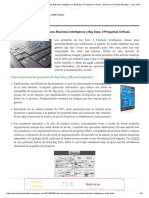 Retos de La Gestión de Proyectos BI y Big Data. 3 Preguntas Críticas PDF