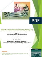 W 14 Automotive Control Systems Time Domain Analysis