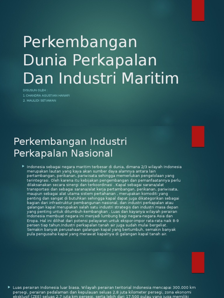 Kolaborasi Regional dalam Teknologi dan Industri Perkapalan