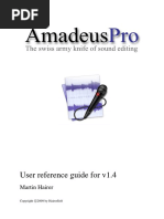 Amadeus Pro Manual