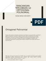 Ortogonal Polinomial Uji