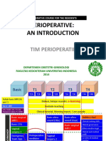 Perioperative Introduction (Perioperative Course 2014)