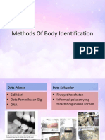 Methods Of Body Identification