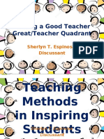 Methods On Inspiringstudents - Howtomakegoodteachersgreat.teachersquadrant