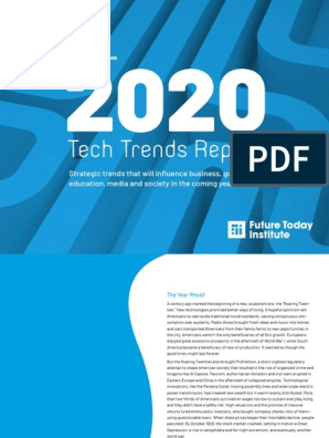 FTI Trends 2020 PDF, PDF, Artificial Intelligence