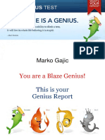 Genius Report - Blaze