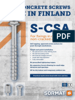 Sormat S Csa 2017 en Concrete Screw