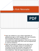 High Risk Neonate