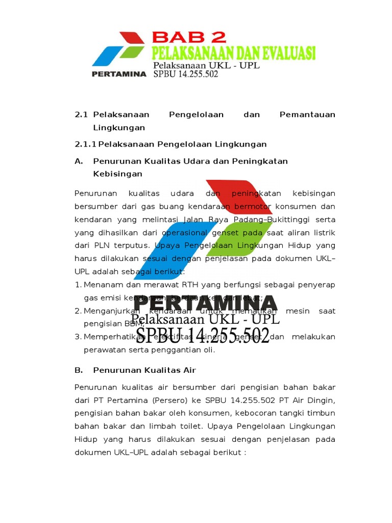 Bab 2 Laporan Pemantauan Spbu