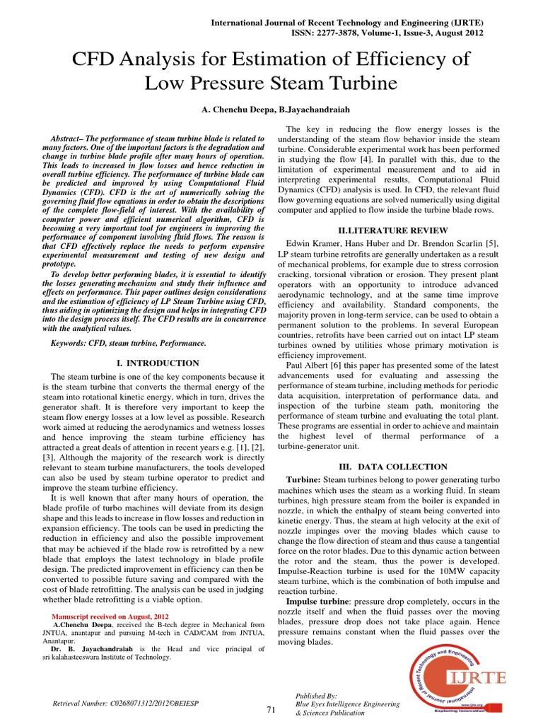 C0268071312 PDF | PDF | Turbine | Computational Fluid Dynamics