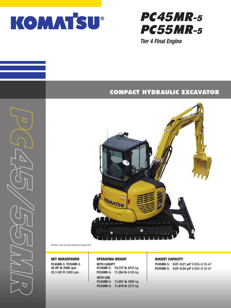 PC45MR 5 - PC55MR 5 PDF | PDF | Horsepower | Machines