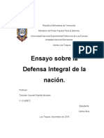 Carlos Silva - Ensayo Sobre Defensa Integral de La Nación