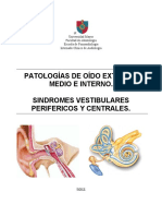 Patologias OE, OM, OI _ Sindromes vestibulares y perifericos