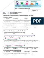 Soal K13 Kelas 3 SD Tema 2 Subtema 3 Menyayangi Tumbuhan Dan Kunci Jawaban PDF