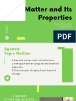 Matter and Its Properties PDF