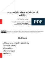 Internal Structure Evidence of Validity PPT - QVW2017 PDF