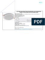 Spot Incastrat IP54 6W Diametrul 10 CM Diametru Taiere 7,5cm Lumina Alb Cald 3000k Veris PDF